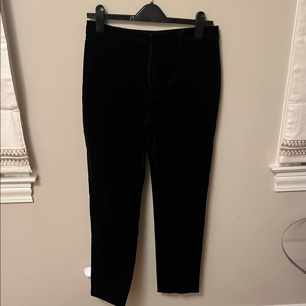 Lauren Ralph Lauren Black Velvet Trousers